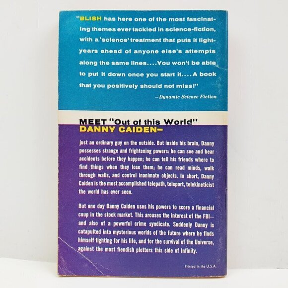 ESPer (Jack of Eagles) James Blish Book PB VTG 1952 AVON Sci-Fi Seemingly Unread - Picture 2 of 7